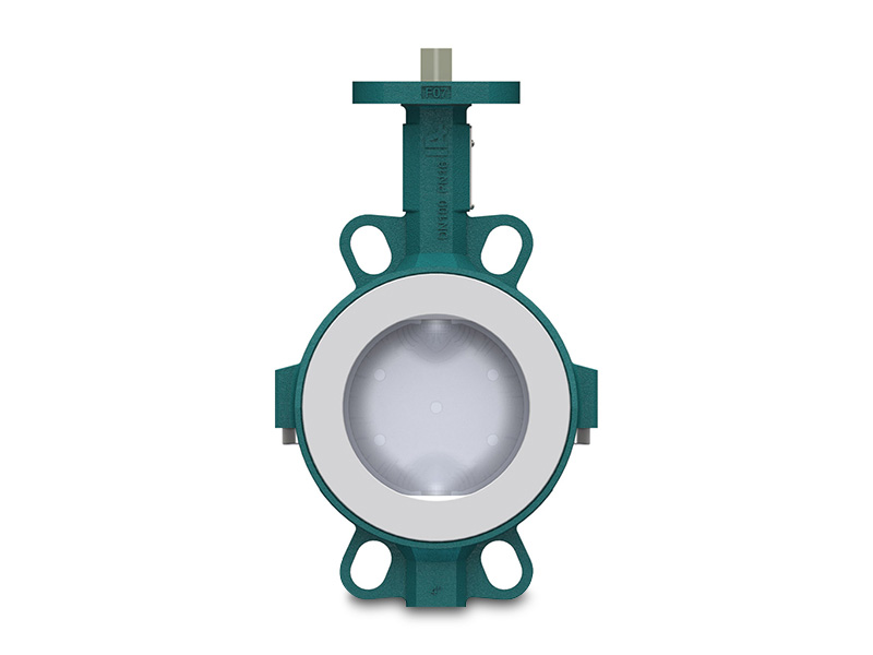 Butterfly Valves / Metal Body / PTFE Lined